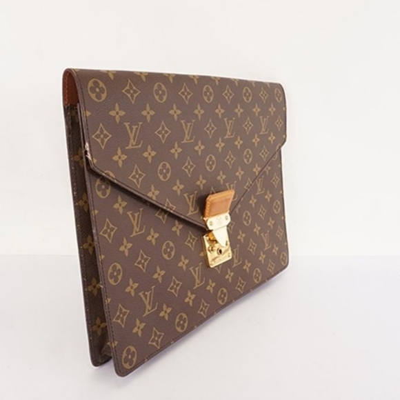 Authentic Clutch Porte Documan Senator M53335 Monogram Messenger Bag - Picture 1 of 8